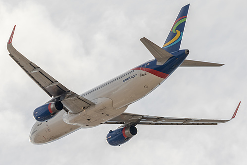 Spirit Airlines Airbus A320-200 N638NK at McCarran International Airport (KLAS/LAS)