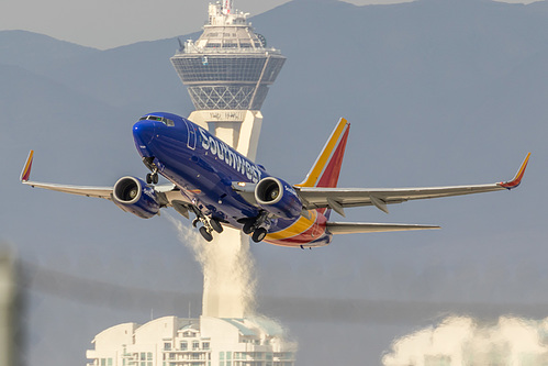 Southwest Airlines Boeing 737-700 N793SA at McCarran International Airport (KLAS/LAS)