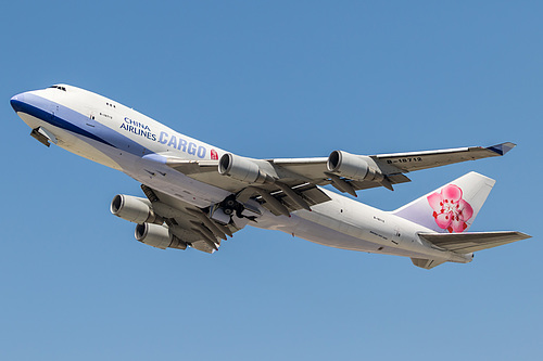 China Airlines Boeing 747-400F B-18712 at Los Angeles International Airport (KLAX/LAX) China Airlines Boeing 747-400F B-18712 at Los Angeles International Airport (KLAX/LAX)