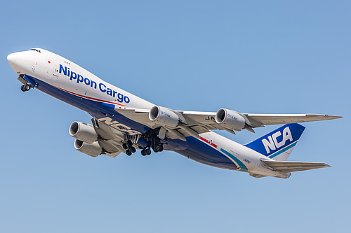 Nippon Cargo Airlines Boeing 747-8F JA12KZ at Los Angeles International Airport (KLAX/LAX)