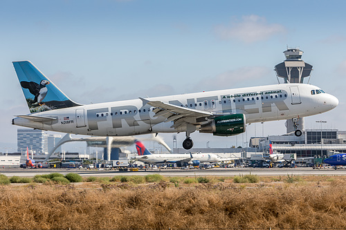 Frontier Airlines Airbus A320-200 N218FR at Los Angeles International Airport (KLAX/LAX) Frontier Airlines Airbus A320-200 N218FR at Los Angeles International Airport (KLAX/LAX)