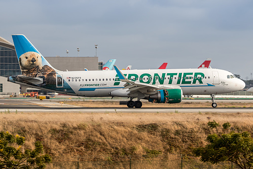 Frontier Airlines Airbus A320-200 N235FR at Los Angeles International Airport (KLAX/LAX) Frontier Airlines Airbus A320-200 N235FR at Los Angeles International Airport (KLAX/LAX)