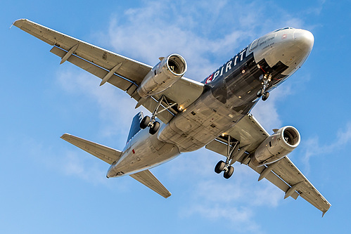 Spirit Airlines Airbus A319-100 N523NK at Los Angeles International Airport (KLAX/LAX)