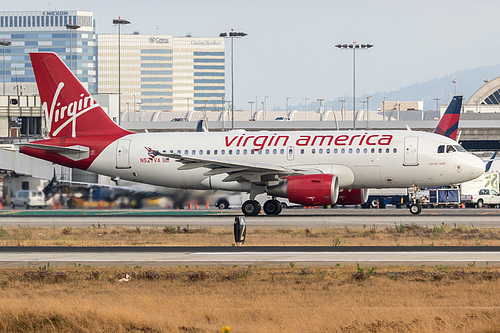 Virgin America Airbus A319-100 N527VA at Los Angeles International Airport (KLAX/LAX)