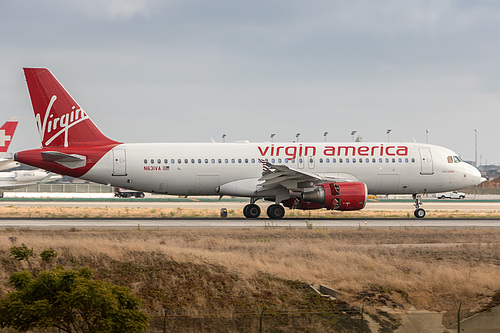 Virgin America Airbus A320-200 N631VA at Los Angeles International Airport (KLAX/LAX)