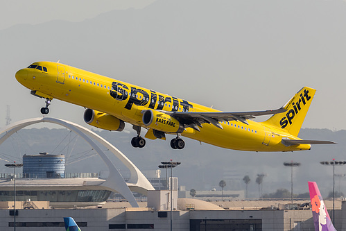 Spirit Airlines Airbus A321-200 N664NK at Los Angeles International Airport (KLAX/LAX) Spirit Airlines Airbus A321-200 N664NK at Los Angeles International Airport (KLAX/LAX)