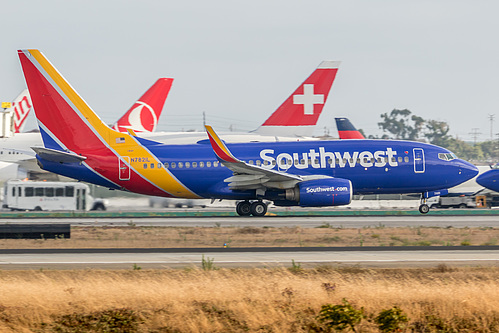 Southwest Airlines Boeing 737-700 N7821L at Los Angeles International Airport (KLAX/LAX) Southwest Airlines Boeing 737-700 N7821L at Los Angeles International Airport (KLAX/LAX)