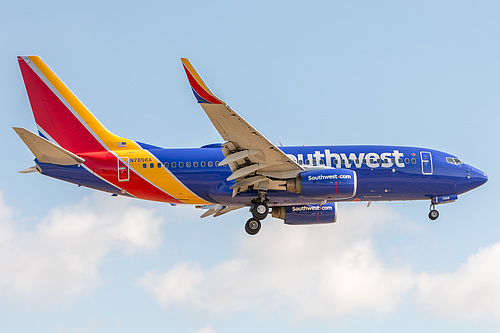 Southwest Airlines Boeing 737-700 N7856A at Los Angeles International Airport (KLAX/LAX) Southwest Airlines Boeing 737-700 N7856A at Los Angeles International Airport (KLAX/LAX)