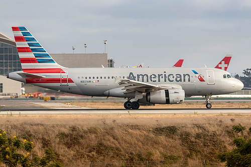 American Airlines Airbus A319-100 N801AW at Los Angeles International Airport (KLAX/LAX) American Airlines Airbus A319-100 N801AW at Los Angeles International Airport (KLAX/LAX)