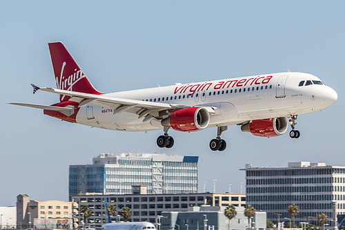 Virgin America Airbus A320-200 N847VA at Los Angeles International Airport (KLAX/LAX)