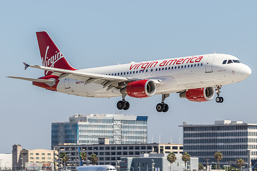 Virgin America Airbus A320-200 N847VA at Los Angeles International Airport (KLAX/LAX) Virgin America Airbus A320-200 N847VA at Los Angeles International Airport (KLAX/LAX)