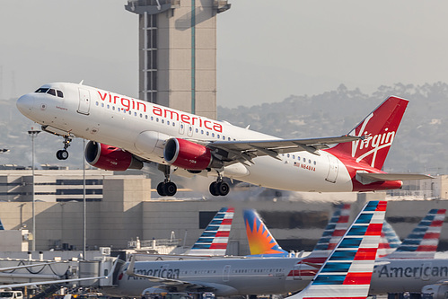 Virgin America Airbus A320-200 N848VA at Los Angeles International Airport (KLAX/LAX)