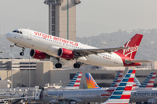 Virgin America Airbus A320-200 N848VA at Los Angeles International Airport (KLAX/LAX) Virgin America Airbus A320-200 N848VA at Los Angeles International Airport (KLAX/LAX)