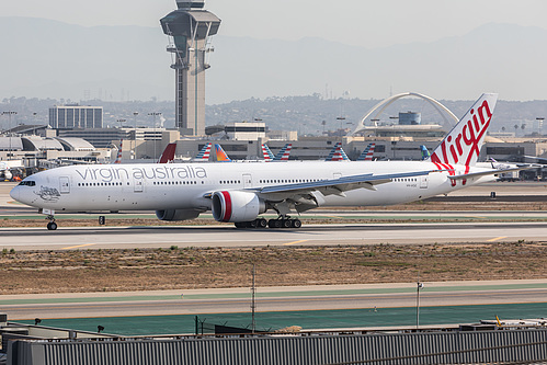 Virgin Australia Boeing 777-300ER VH-VOZ at Los Angeles International Airport (KLAX/LAX) Virgin Australia Boeing 777-300ER VH-VOZ at Los Angeles International Airport (KLAX/LAX)