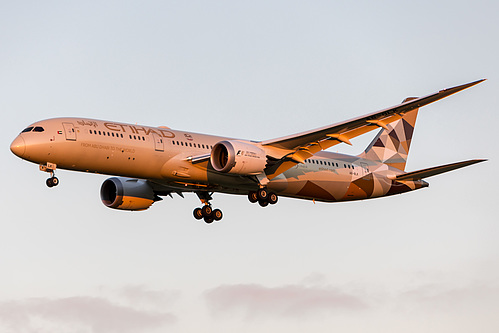 Etihad Airways Boeing 787-9 A6-BLK at Melbourne International Airport (YMML/MEL)