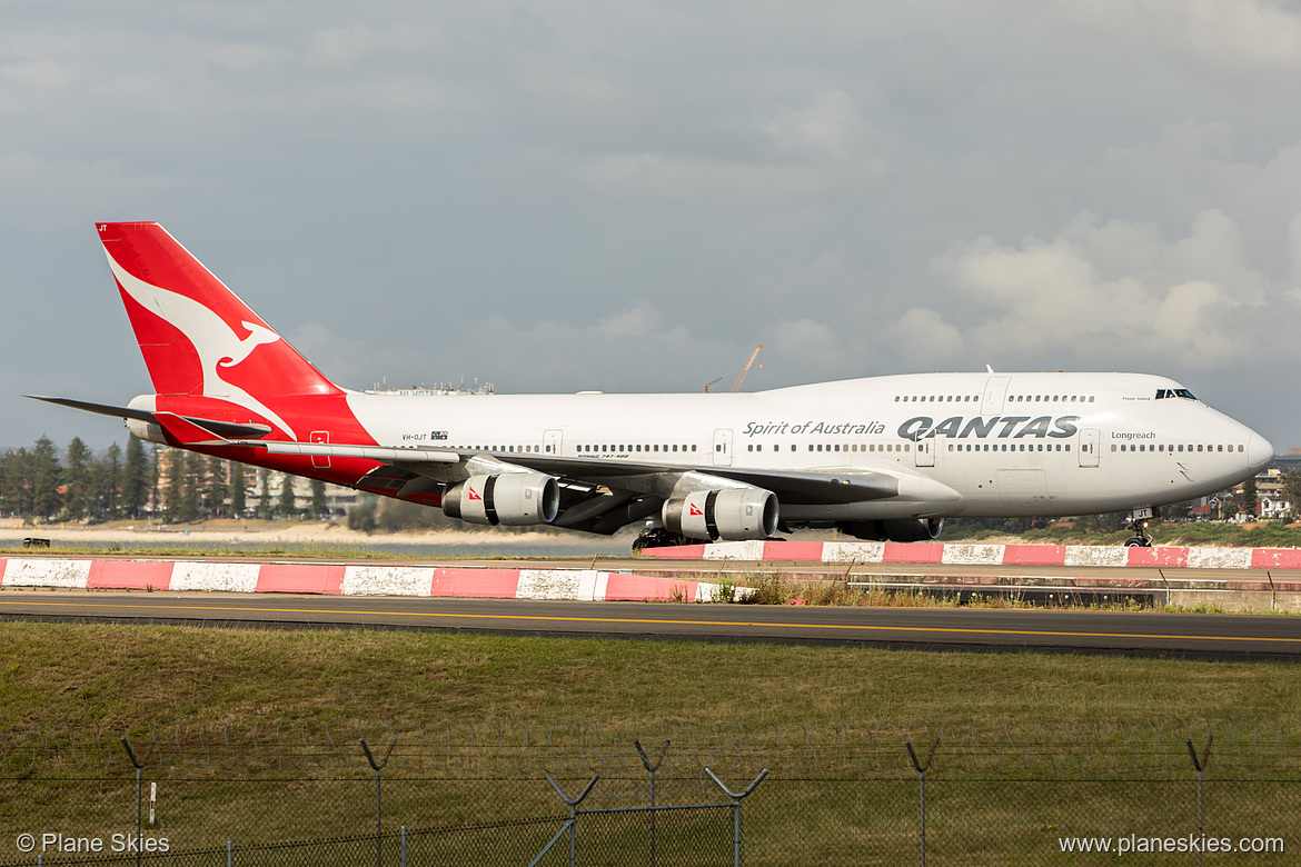 Qantas Boeing 747-400 VH-OJT at Sydney Kingsford Smith International Airport (YSSY/SYD)