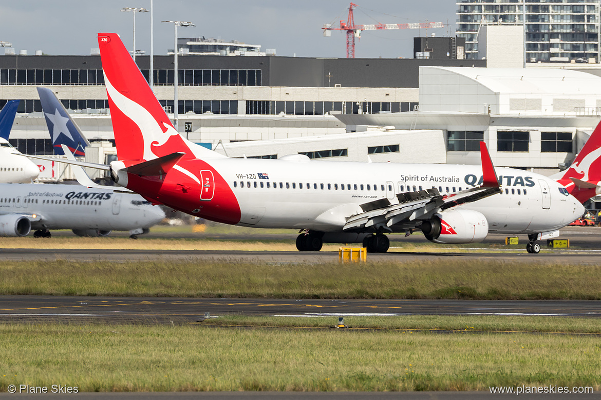 Qantas Boeing 737-800 VH-XZO at Sydney Kingsford Smith International Airport (YSSY/SYD) Qantas Boeing 737-800 VH-XZO at Sydney Kingsford Smith International Airport (YSSY/SYD)