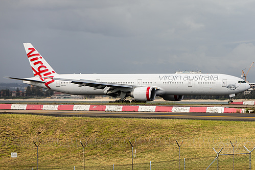 Virgin Australia Boeing 777-300ER VH-VPD at Sydney Kingsford Smith International Airport (YSSY/SYD) Virgin Australia Boeing 777-300ER VH-VPD at Sydney Kingsford Smith International Airport (YSSY/SYD)