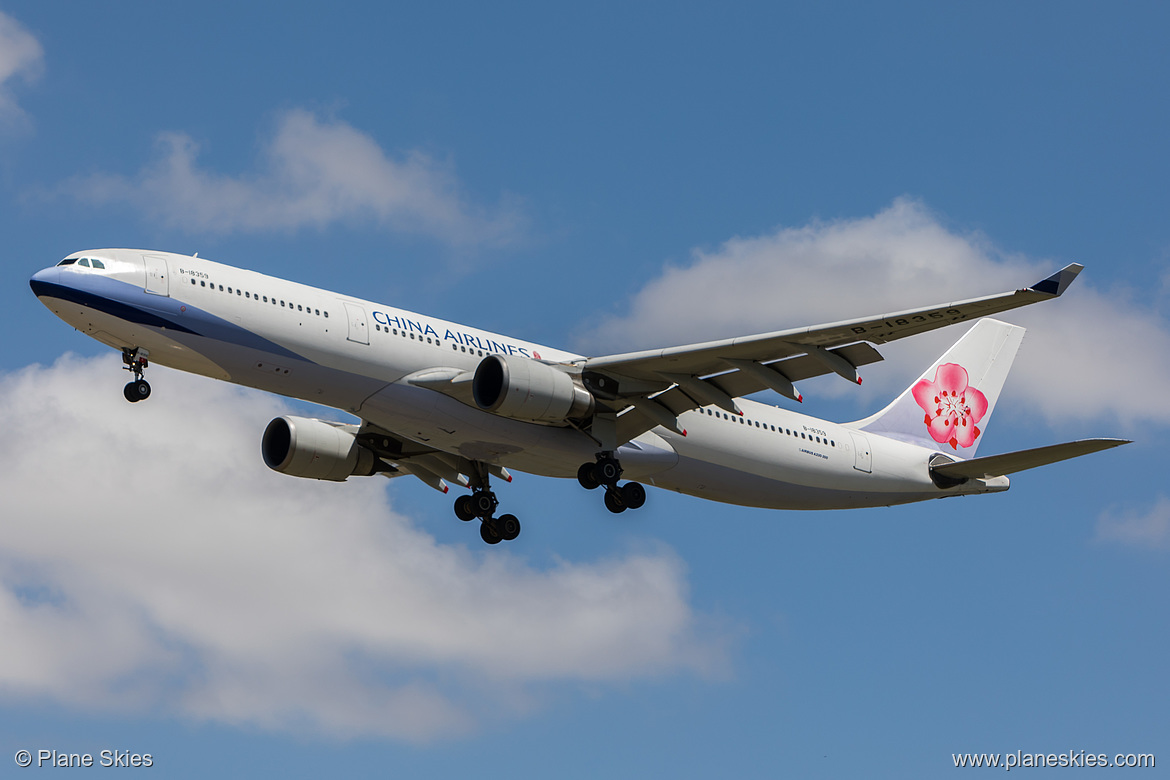 China Airlines Airbus A330-300 B-18359 at Melbourne International Airport (YMML/MEL)