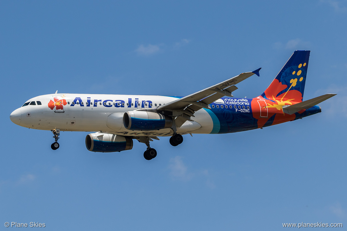 Air Calédonie International Airbus A320-200 F-OZNC at Melbourne International Airport (YMML/MEL)