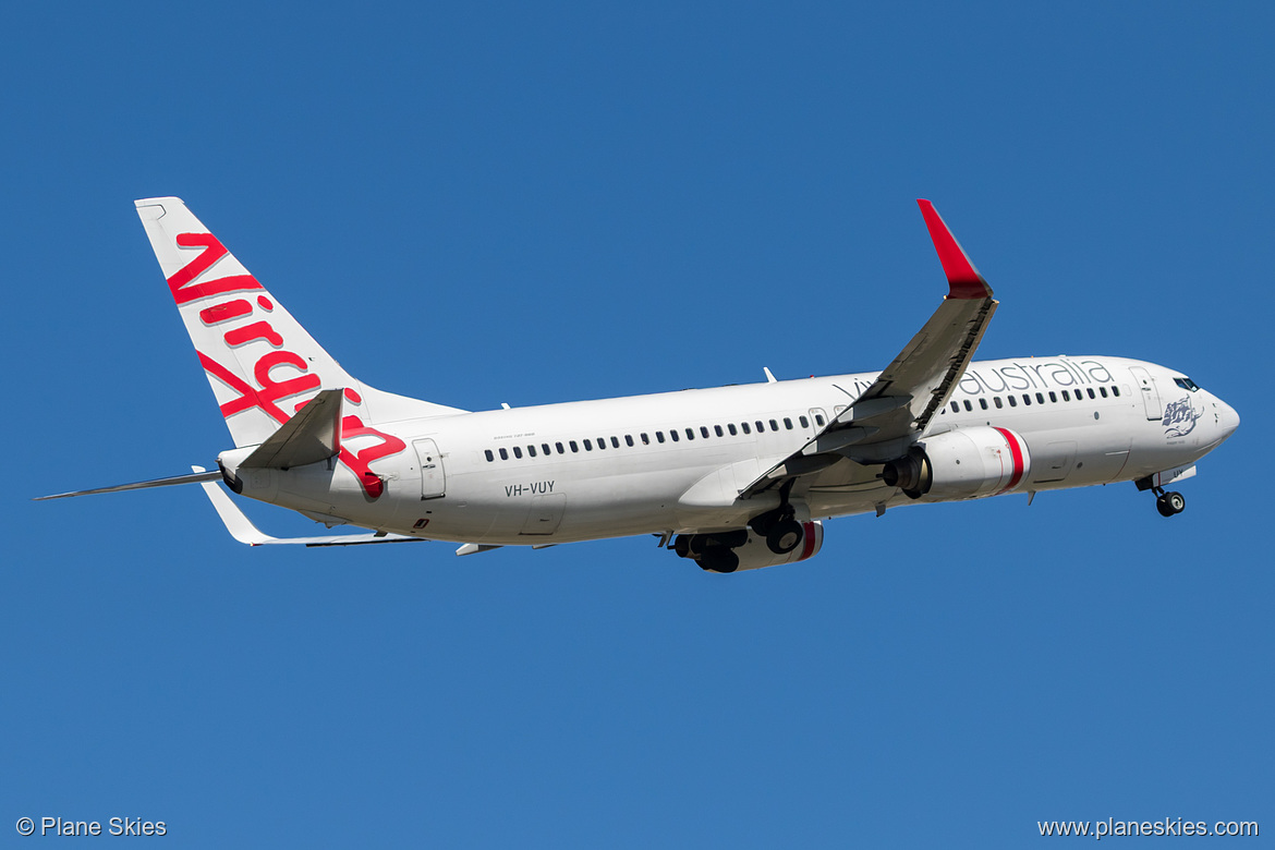 Virgin Australia Boeing 737-800 VH-VUY at Melbourne International Airport (YMML/MEL) Virgin Australia Boeing 737-800 VH-VUY at Melbourne International Airport (YMML/MEL)