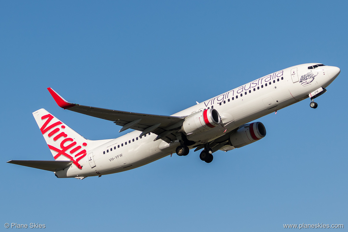 Virgin Australia Boeing 737-800 VH-YFW at Melbourne International Airport (YMML/MEL)