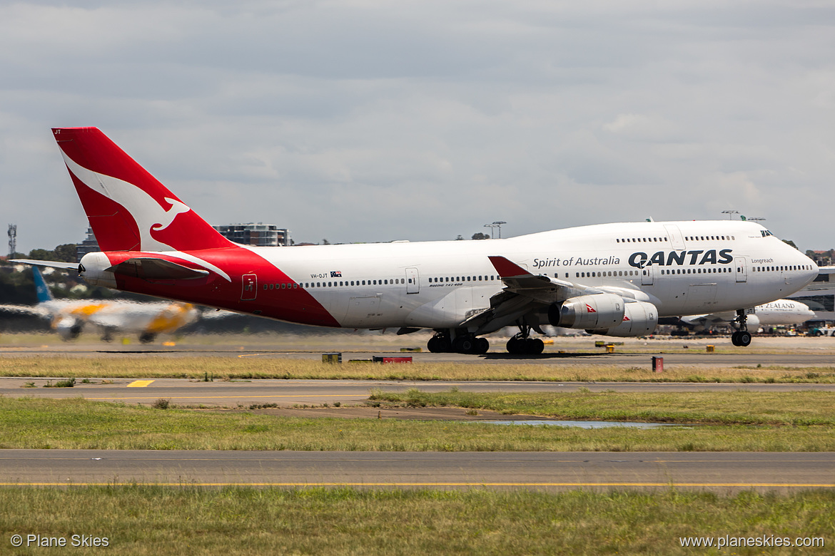 Qantas Boeing 747-400 VH-OJT at Sydney Kingsford Smith International Airport (YSSY/SYD)