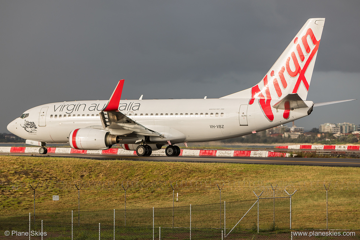 Virgin Australia Boeing 737-700 VH-VBZ at Sydney Kingsford Smith International Airport (YSSY/SYD)