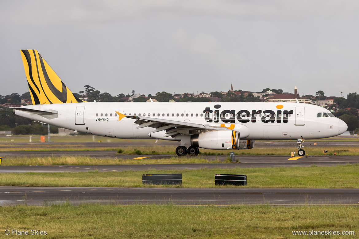 Tigerair Australia Airbus A320-200 VH-VNO at Sydney Kingsford Smith International Airport (YSSY/SYD)