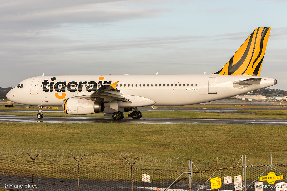 Tigerair Australia Airbus A320-200 VH-VNQ at Sydney Kingsford Smith International Airport (YSSY/SYD)