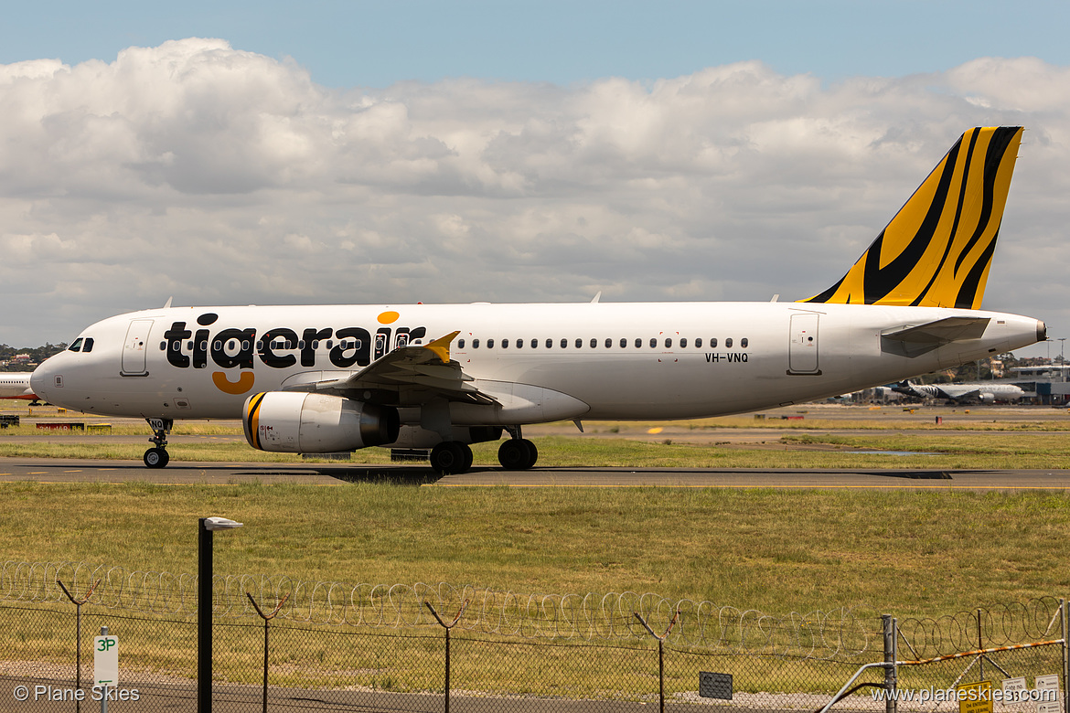 Tigerair Australia Airbus A320-200 VH-VNQ at Sydney Kingsford Smith International Airport (YSSY/SYD) Tigerair Australia Airbus A320-200 VH-VNQ at Sydney Kingsford Smith International Airport (YSSY/SYD)