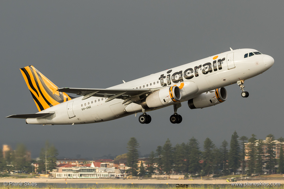 Tigerair Australia Airbus A320-200 VH-VNR at Sydney Kingsford Smith International Airport (YSSY/SYD) Tigerair Australia Airbus A320-200 VH-VNR at Sydney Kingsford Smith International Airport (YSSY/SYD)