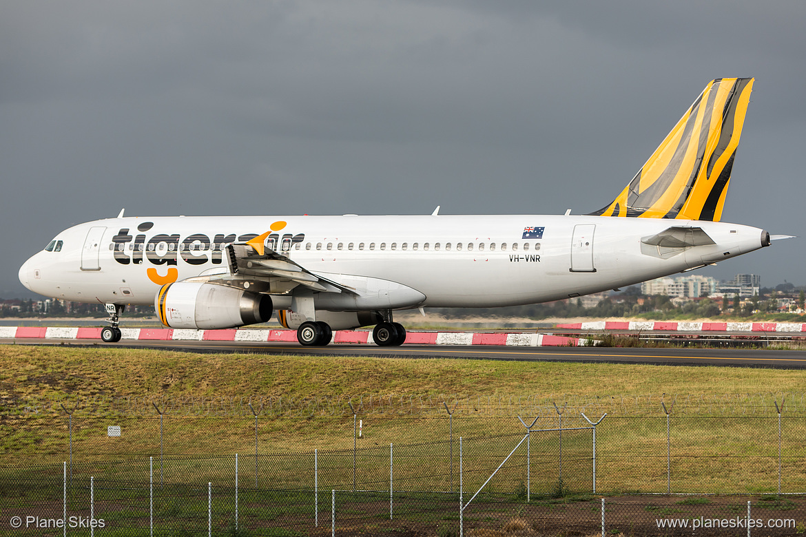Tigerair Australia Airbus A320-200 VH-VNR at Sydney Kingsford Smith International Airport (YSSY/SYD) Tigerair Australia Airbus A320-200 VH-VNR at Sydney Kingsford Smith International Airport (YSSY/SYD)