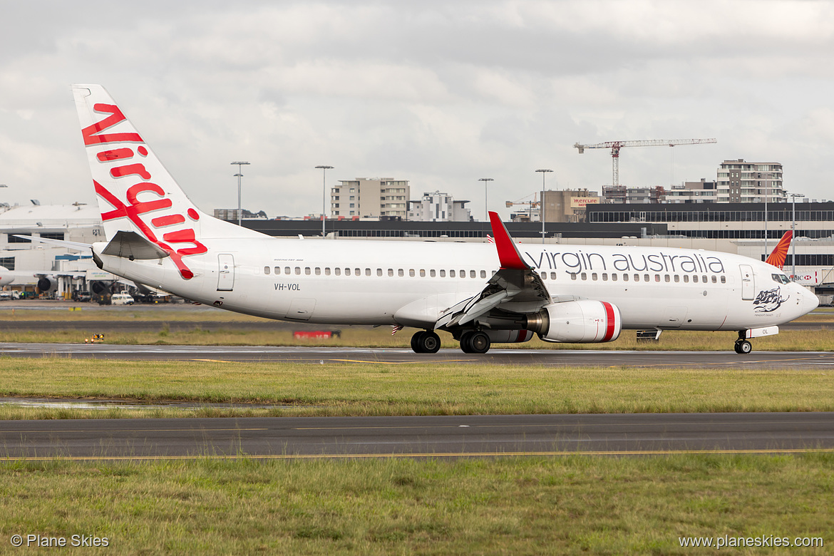 Virgin Australia Boeing 737-800 VH-VOL at Sydney Kingsford Smith International Airport (YSSY/SYD) Virgin Australia Boeing 737-800 VH-VOL at Sydney Kingsford Smith International Airport (YSSY/SYD)