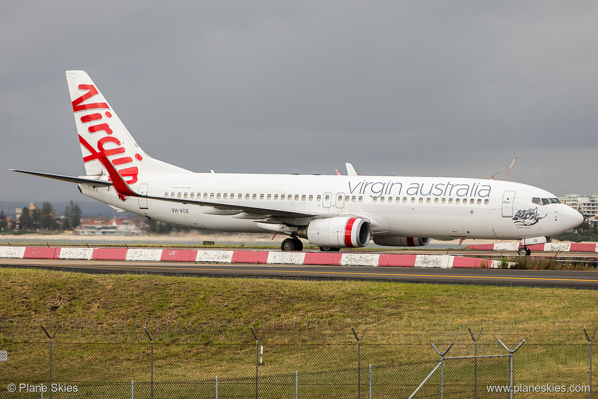 Virgin Australia Boeing 737-800 VH-VOS at Sydney Kingsford Smith International Airport (YSSY/SYD)