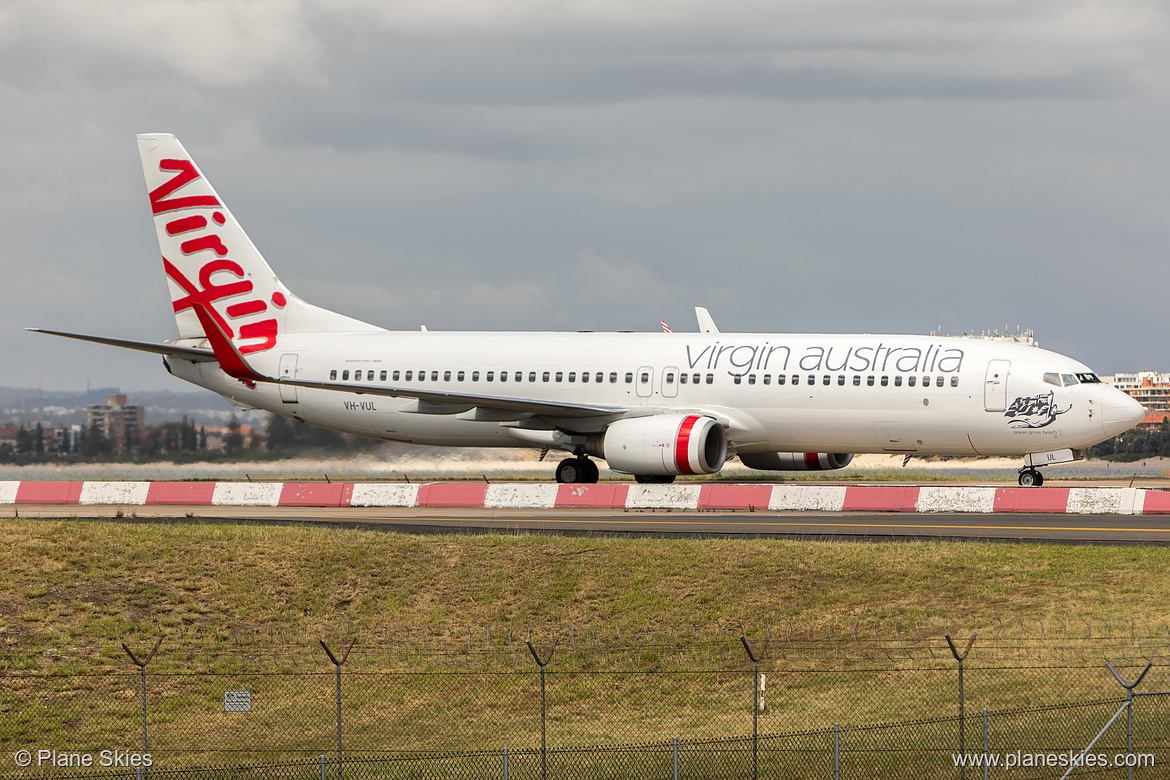 Virgin Australia Boeing 737-800 VH-VUL at Sydney Kingsford Smith International Airport (YSSY/SYD) Virgin Australia Boeing 737-800 VH-VUL at Sydney Kingsford Smith International Airport (YSSY/SYD)