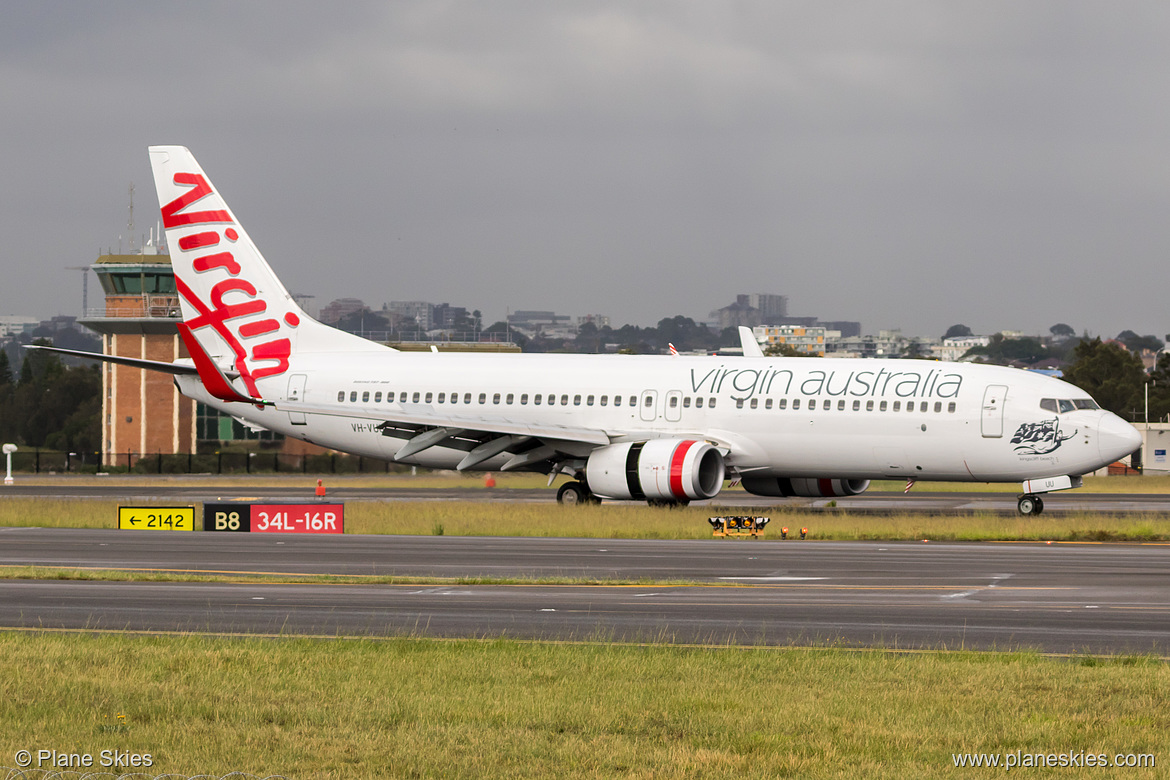 Virgin Australia Boeing 737-800 VH-VUU at Sydney Kingsford Smith International Airport (YSSY/SYD)