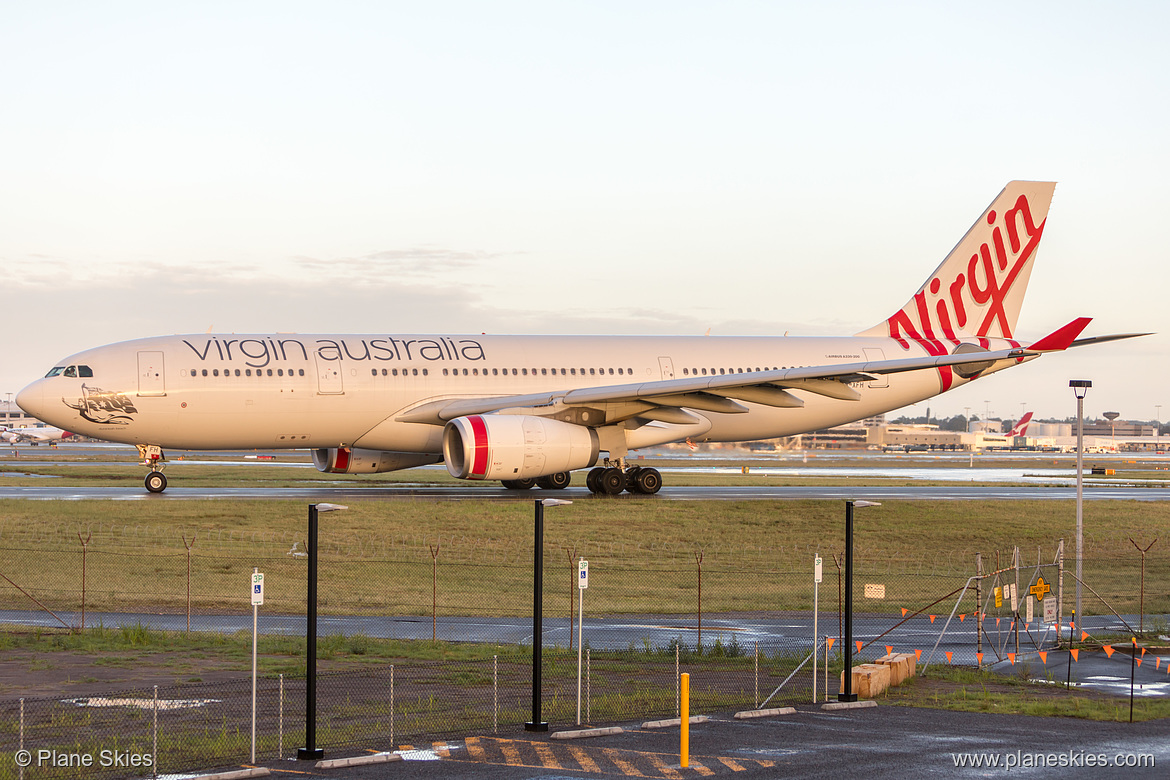 Virgin Australia Airbus A330-200 VH-XFH at Sydney Kingsford Smith International Airport (YSSY/SYD) Virgin Australia Airbus A330-200 VH-XFH at Sydney Kingsford Smith International Airport (YSSY/SYD)