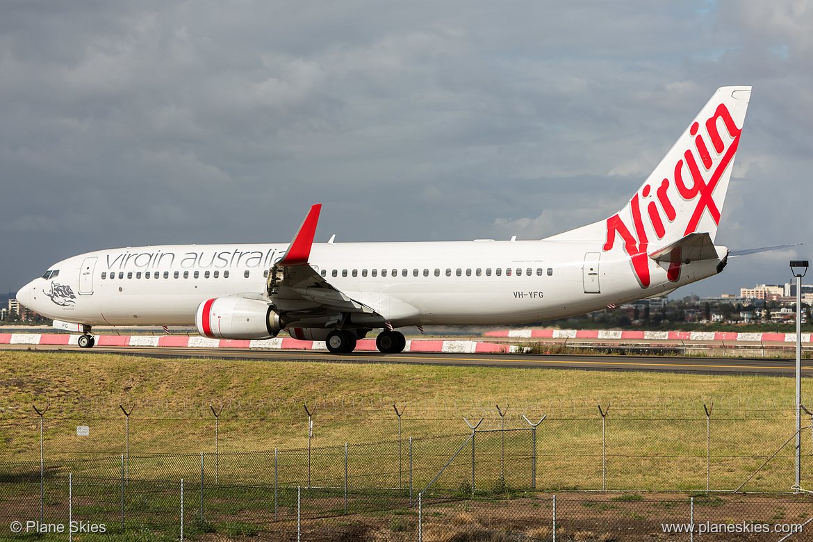 Virgin Australia Boeing 737-800 VH-YFG at Sydney Kingsford Smith International Airport (YSSY/SYD)
