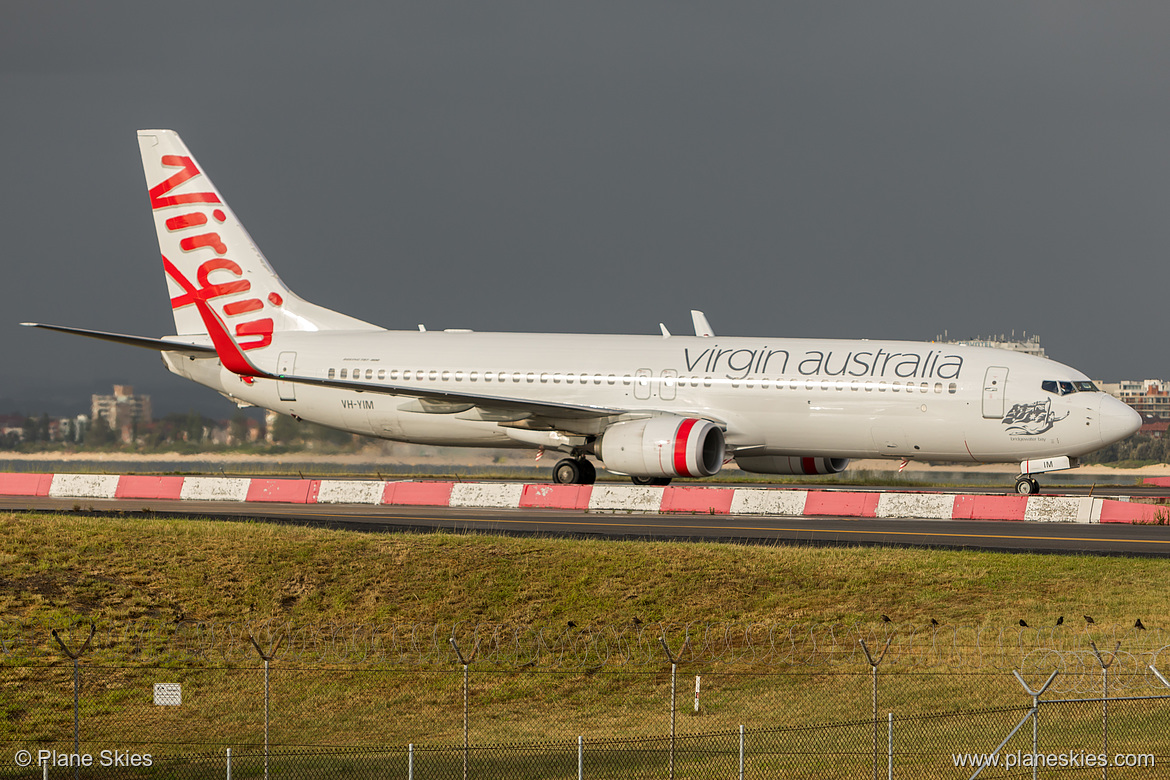 Virgin Australia Boeing 737-800 VH-YIM at Sydney Kingsford Smith International Airport (YSSY/SYD) Virgin Australia Boeing 737-800 VH-YIM at Sydney Kingsford Smith International Airport (YSSY/SYD)