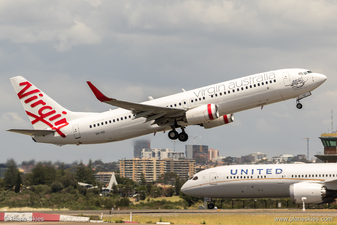 Virgin Australia Boeing 737-800 VH-YIO at Sydney Kingsford Smith International Airport (YSSY/SYD) Virgin Australia Boeing 737-800 VH-YIO at Sydney Kingsford Smith International Airport (YSSY/SYD)