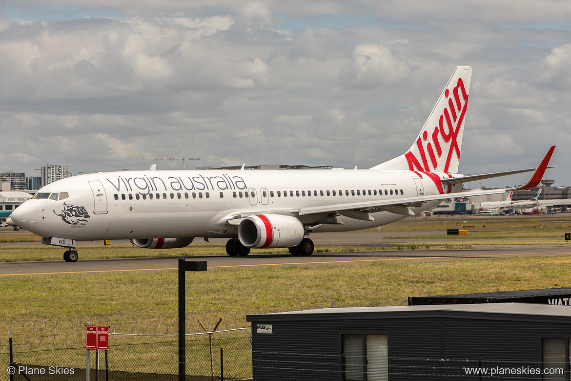 Virgin Australia Boeing 737-800 VH-YWD at Sydney Kingsford Smith International Airport (YSSY/SYD) Virgin Australia Boeing 737-800 VH-YWD at Sydney Kingsford Smith International Airport (YSSY/SYD)