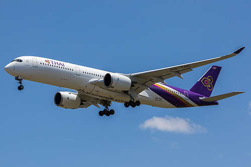 Thai Airways Airbus A350-900 HS-THC at Melbourne International Airport (YMML/MEL) Thai Airways Airbus A350-900 HS-THC at Melbourne International Airport (YMML/MEL)