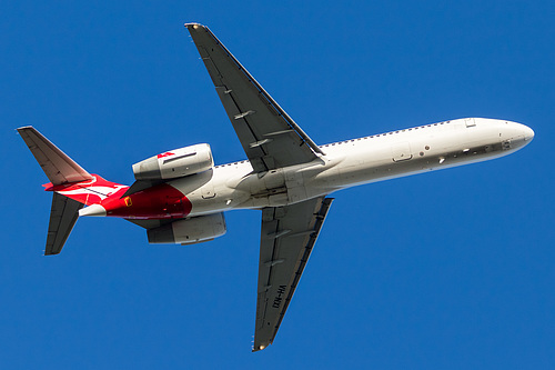 QantasLink Boeing 717-200 VH-NXI at Melbourne International Airport (YMML/MEL) QantasLink Boeing 717-200 VH-NXI at Melbourne International Airport (YMML/MEL)