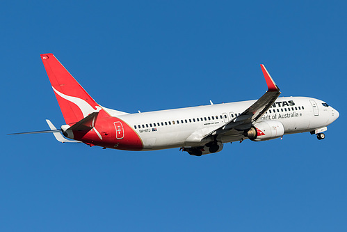 Qantas Boeing 737-800 VH-VYJ at Melbourne International Airport (YMML/MEL)
