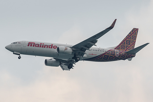 Malindo Air Boeing 737-800 9M-LCM at Singapore Changi Airport (WSSS/SIN)