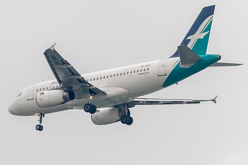 SilkAir Airbus A319-100 9V-SBG at Singapore Changi Airport (WSSS/SIN)