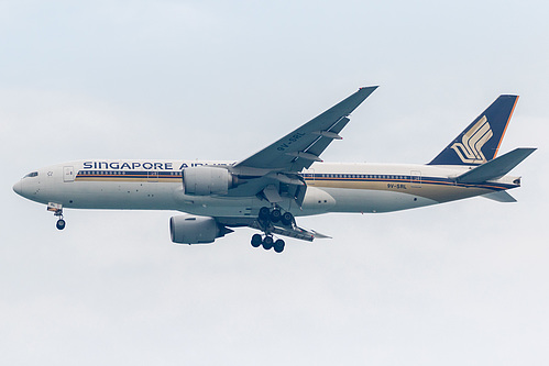 Singapore Airlines Boeing 777-200ER 9V-SRL at Singapore Changi Airport (WSSS/SIN)