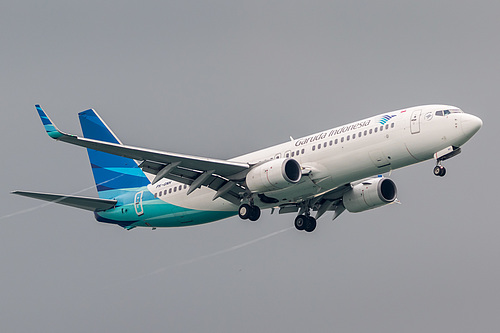 Garuda Indonesia Boeing 737-800 PK-GNH at Singapore Changi Airport (WSSS/SIN)