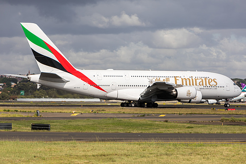 Emirates Airbus A380-800 A6-EUG at Sydney Kingsford Smith International Airport (YSSY/SYD)
